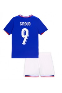 Frankrike Olivier Giroud #9 Babyklær Hjemme Fotballdrakt til barn EM 2024 Korte ermer (+ Korte bukser)